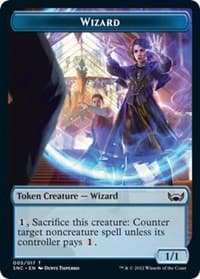 Wizard Token - Streets of New Capenna - Magic: The Gathering card
