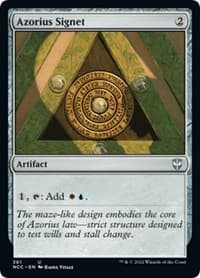 Azorius Signet - Commander: Streets of New Capenna - Magic: The Gathering card
