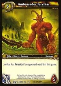 Ambassador Jerrikar - The Hunt for Illidan - WoW card