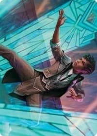 Dapper Shieldmate Art Card - Art Series: Streets of New Capenna - Magic: The Gathering card