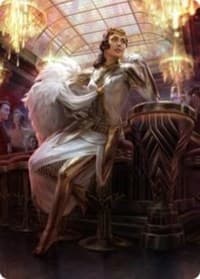 Elspeth Resplendent Art Card (3/81) - Art Series: Streets of New Capenna - Magic: The Gathering card