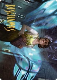 Giada, Font of Hope Art Card (4/81) (Gold-Stamped Signature) - Art Series: Streets of New Capenna - Magic: The Gathering card