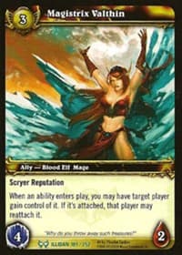 Magistrix Valthin - The Hunt for Illidan - WoW card
