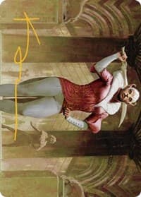 Mage's Attendant Art Card (Gold-Stamped Signature) - Art Series: Streets of New Capenna - Magic: The Gathering card