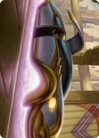 Mysterious Limousine Art Card - Art Series: Streets of New Capenna - Magic: The Gathering card