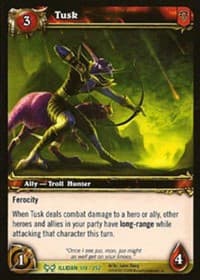 Tusk - The Hunt for Illidan - WoW card