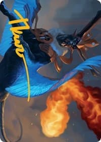 Disdainful Stroke Art Card (Gold-Stamped Signature) - Art Series: Streets of New Capenna - Magic: The Gathering card