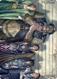 Rogues' Gallery Art Card - Art Series: Streets of New Capenna - Magic: The Gathering card