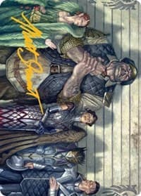 Rogues' Gallery Art Card (Gold-Stamped Signature) - Art Series: Streets of New Capenna - Magic: The Gathering card