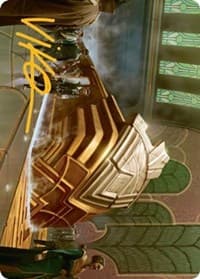 Capenna Express Art Card (Gold-Stamped Signature) - Art Series: Streets of New Capenna - Magic: The Gathering card