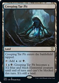 Creeping Tar Pit - Commander: Streets of New Capenna - Magic: The Gathering card