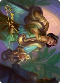 Venom Connoisseur Art Card (Gold-Stamped Signature) - Art Series: Streets of New Capenna - Magic: The Gathering card