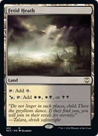 Fetid Heath - Commander: Streets of New Capenna - Magic: The Gathering card