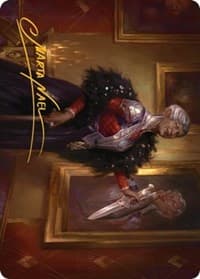 Evelyn, the Covetous Art Card (Gold-Stamped Signature) - Art Series: Streets of New Capenna - Magic: The Gathering card