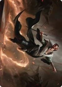 Fleetfoot Dancer Art Card - Art Series: Streets of New Capenna - Magic: The Gathering card