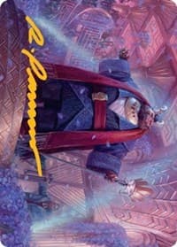 Jetmir, Nexus of Revels Art Card (27/81) (Gold-Stamped Signature) - Art Series: Streets of New Capenna - Magic: The Gathering card