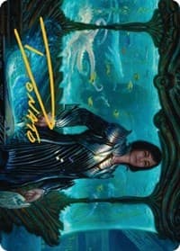 Lagrella, the Magpie Art Card (Gold-Stamped Signature) - Art Series: Streets of New Capenna - Magic: The Gathering card