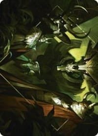 Meeting of the Five Art Card - Art Series: Streets of New Capenna - Magic: The Gathering card