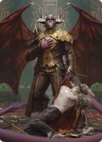 Ob Nixilis, the Adversary Art Card (31/81) - Art Series: Streets of New Capenna - Magic: The Gathering card