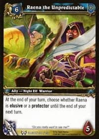 Raena the Unpredictable - The Hunt for Illidan - WoW card