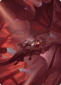 Ziatora, the Incinerator Art Card - Art Series: Streets of New Capenna - Magic: The Gathering card