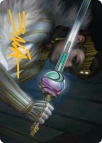 Luxior, Giada's Gift Art Card (Gold-Stamped Signature) - Art Series: Streets of New Capenna - Magic: The Gathering card
