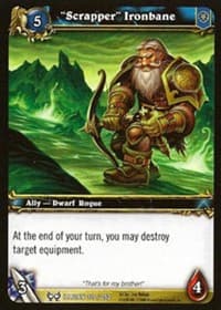 "Scrapper" Ironbane - The Hunt for Illidan - WoW card