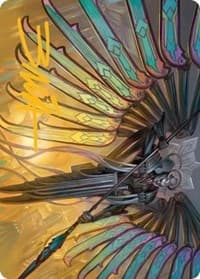 Paragon of Modernity Art Card (Gold-Stamped Signature) - Art Series: Streets of New Capenna - Magic: The Gathering card
