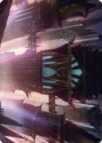 Skybridge Towers Art Card - Art Series: Streets of New Capenna - Magic: The Gathering card