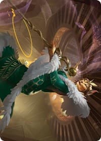 Kitt Kanto, Mayhem Diva Art Card (Gold-Stamped Signature) - Art Series: Streets of New Capenna - Magic: The Gathering card