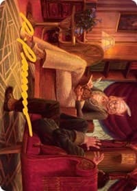 Phabine, Boss's Confidant Art Card (Gold-Stamped Signature) - Art Series: Streets of New Capenna - Magic: The Gathering card