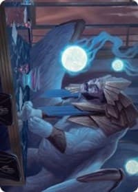 Tivit, Seller of Secrets Art Card - Art Series: Streets of New Capenna - Magic: The Gathering card