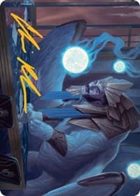 Tivit, Seller of Secrets Art Card (Gold-Stamped Signature) - Art Series: Streets of New Capenna - Magic: The Gathering card