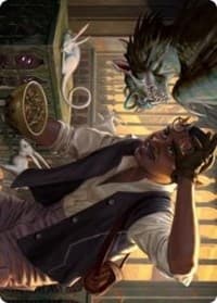 Bennie Bracks, Zoologist Art Card - Art Series: Streets of New Capenna - Magic: The Gathering card