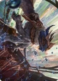 Change of Plans Art Card - Art Series: Streets of New Capenna - Magic: The Gathering card
