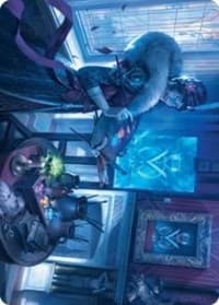 Flawless Forgery Art Card - Art Series: Streets of New Capenna - Magic: The Gathering card
