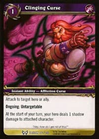 Clinging Curse - The Hunt for Illidan - WoW card