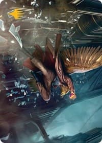 Skyway Robber Art Card (Gold-Stamped) - Art Series: Streets of New Capenna - Magic: The Gathering card
