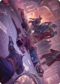 Make an Example Art Card - Art Series: Streets of New Capenna - Magic: The Gathering card