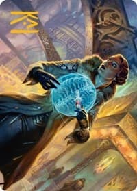Writ of Return Art Card (Gold-Stamped Signature) - Art Series: Streets of New Capenna - Magic: The Gathering card