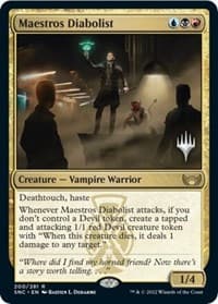 Maestros Diabolist - Promo Pack: Streets of New Capenna - Magic: The Gathering card