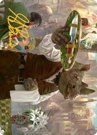 Killer Service Art Card (Gold-Stamped Signature) - Art Series: Streets of New Capenna - Magic: The Gathering card