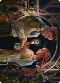 Prosperous Partnership Art Card - Art Series: Streets of New Capenna - Magic: The Gathering card