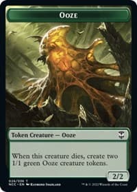 Ooze (026) // Treasure (015) Double-Sided Token - Commander: Streets of New Capenna - Magic: The Gathering card