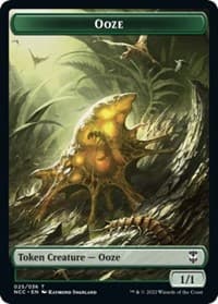 Ooze (025) // Treasure (015) Double-Sided Token - Commander: Streets of New Capenna - Magic: The Gathering card