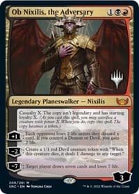 Ob Nixilis, the Adversary - Promo Pack: Streets of New Capenna - Magic: The Gathering card