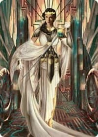 Elspeth Resplendent Art Card (64/81) - Art Series: Streets of New Capenna - Magic: The Gathering card
