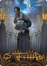 Giada, Font of Hope Art Card (65/81) (Gold-Stamped Signature) - Art Series: Streets of New Capenna - Magic: The Gathering card