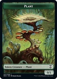 Plant // Beast Double-Sided Token - Commander: Streets of New Capenna - Magic: The Gathering card
