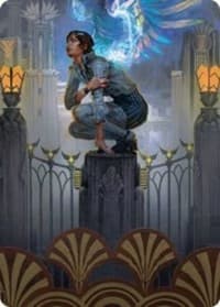 Giada, Font of Hope Art Card (65/81) - Art Series: Streets of New Capenna - Magic: The Gathering card